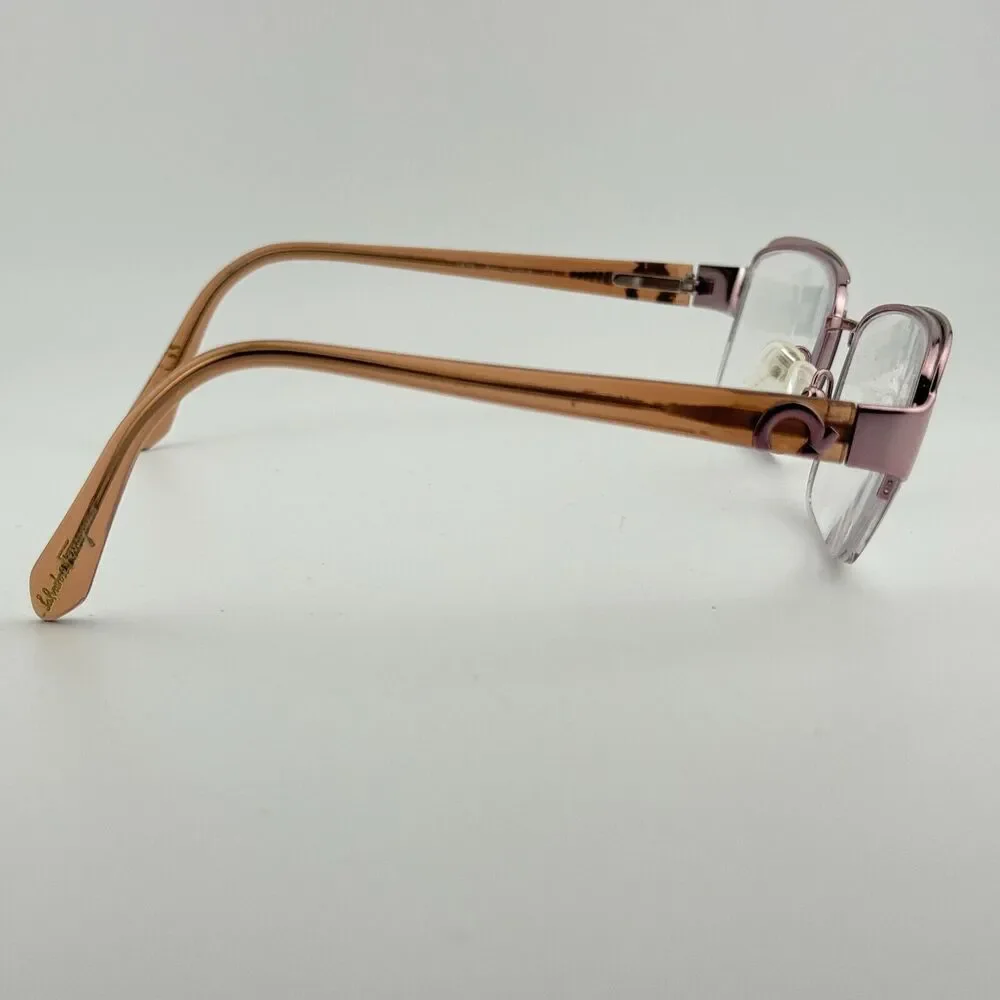 SALVATORE Ferragamo 1629 611‎ 54-18 135 Eyeglasses Frames Pink Orange H13148